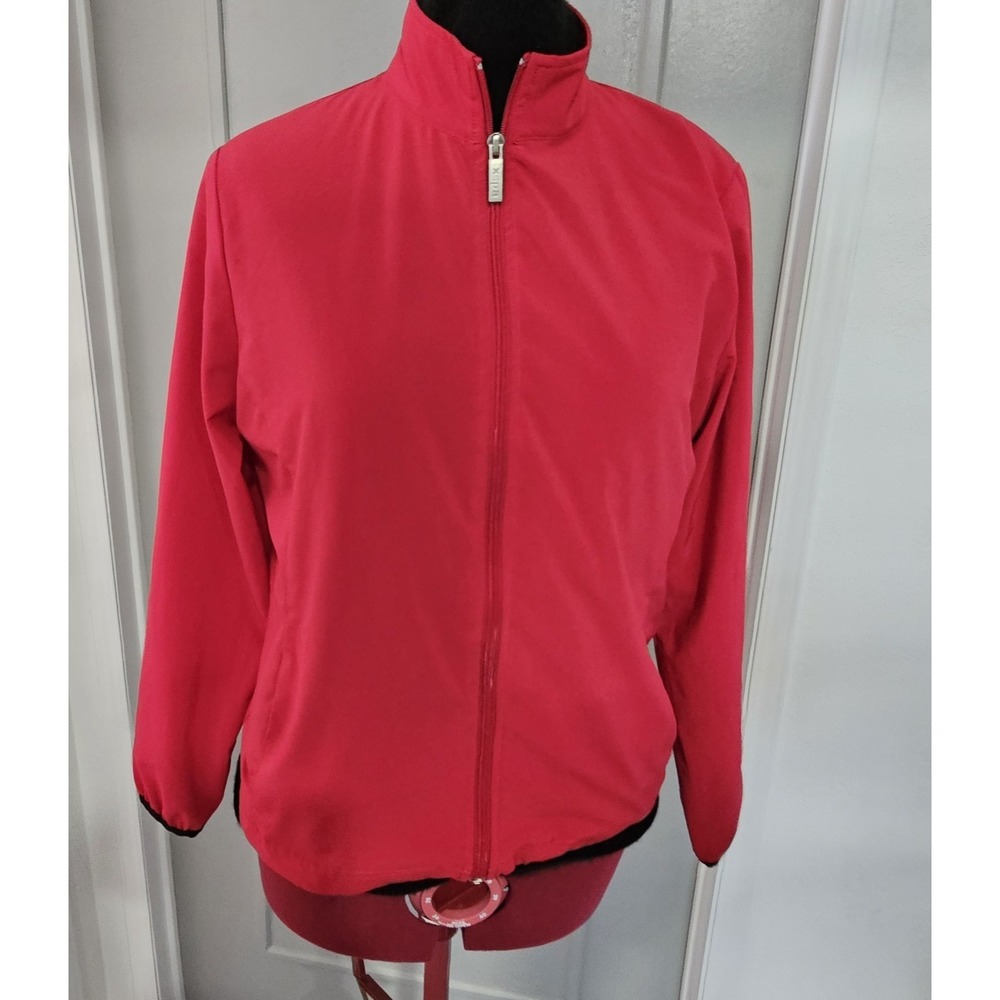 IXSPA Red Lightweight Zip Jacket Medium